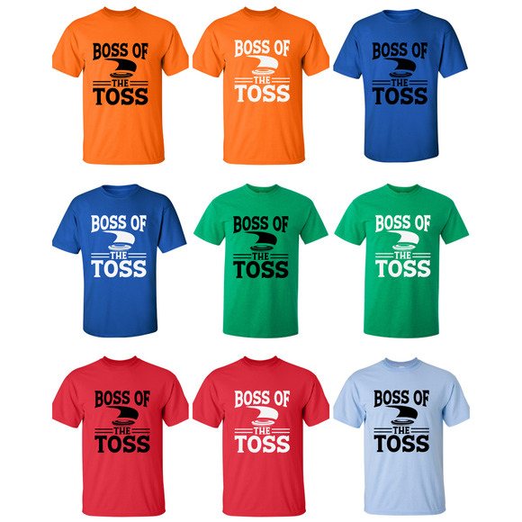 Disc Golf Shirt BOSS of the TOSS Mens Discgolfing Graphic T-Shirt - Picture 3 of 11